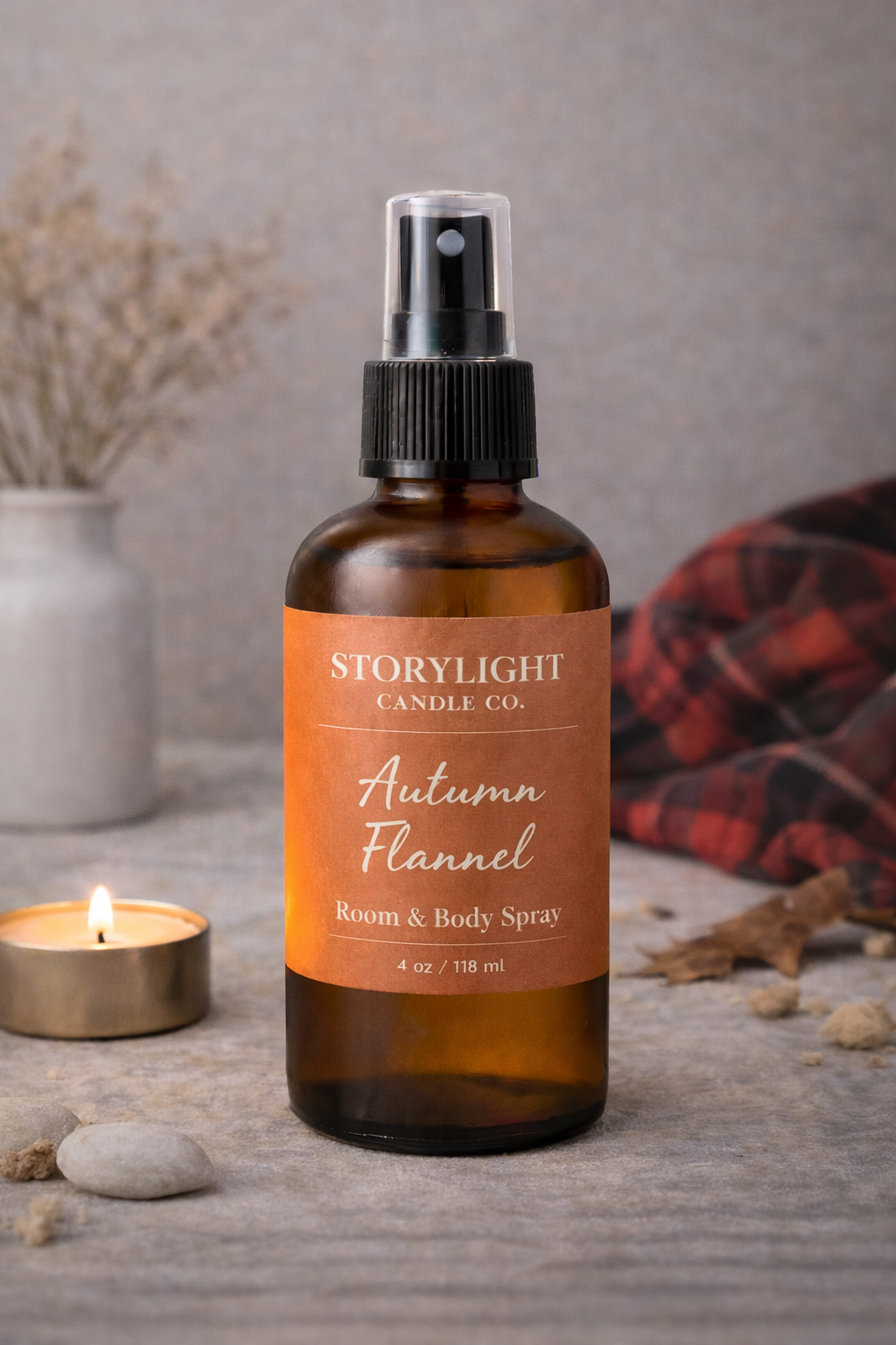 Autumn Flannel - 4oz. - Premium Room and Body Spray