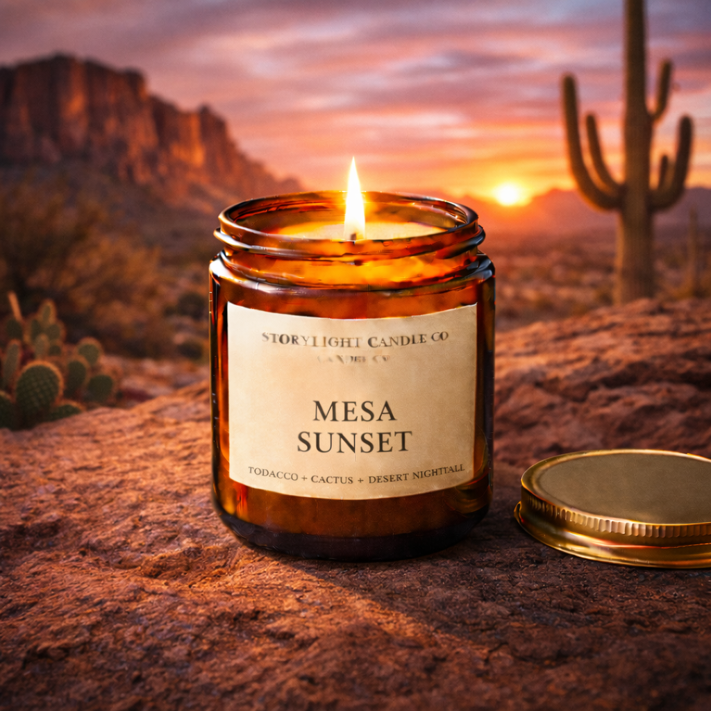 Mesa Sunset - Premium Coconut Apricot Wax Candle - Handmade Small Batch