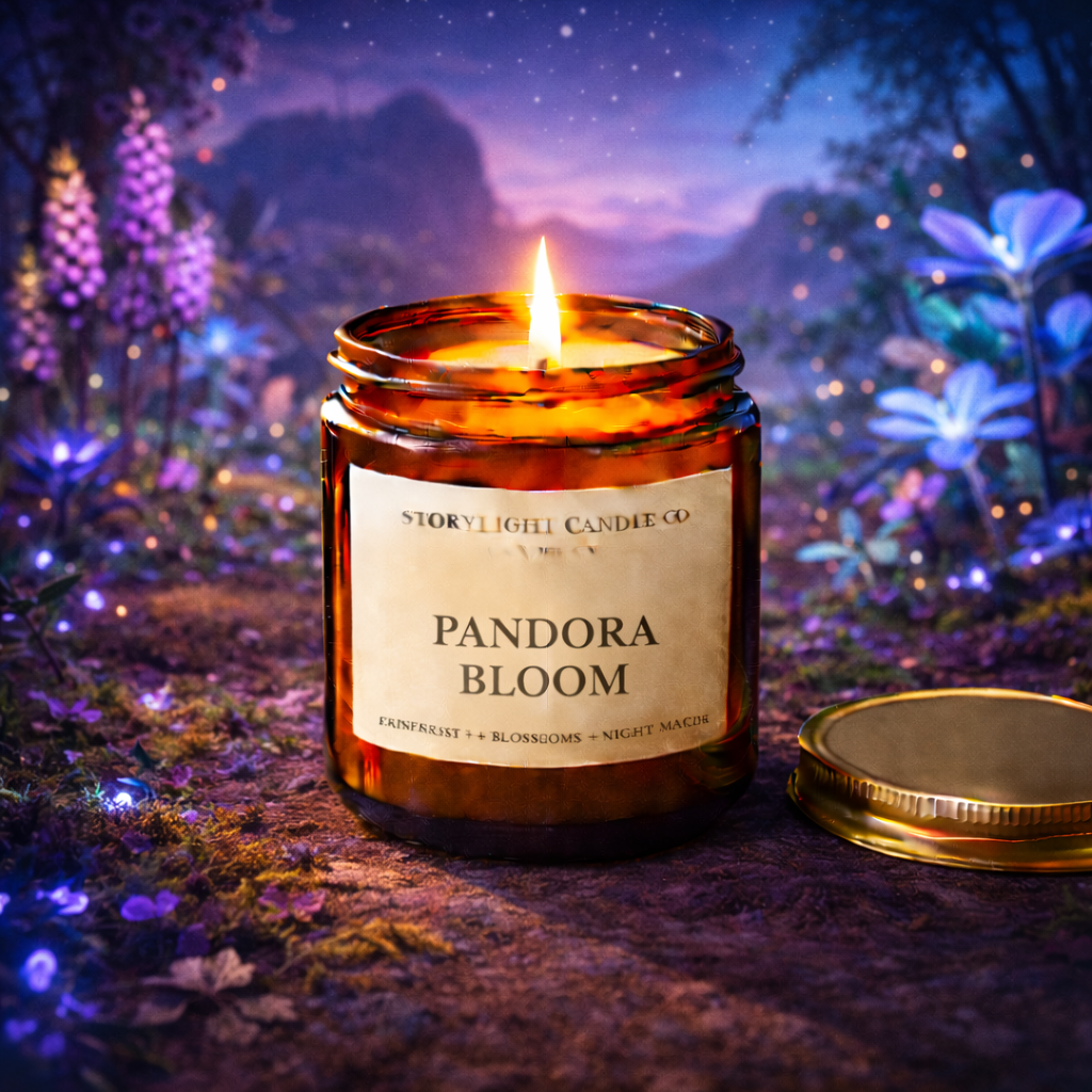 Pandora Bloom - Premium Coconut Apricot Wax Candle - Handmade Small Batch