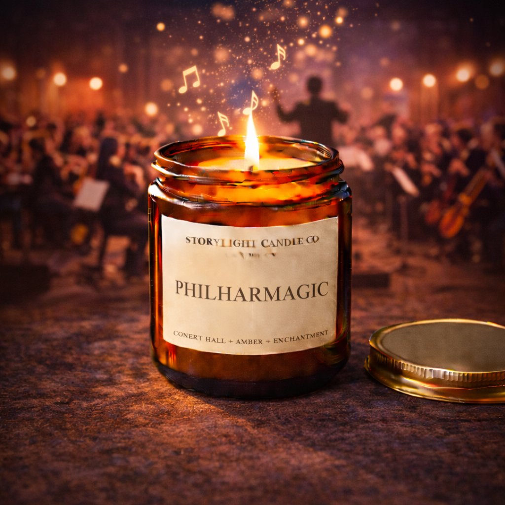 Philharmagic - Premium Coconut Apricot Wax Candle - Handmade Small Batch