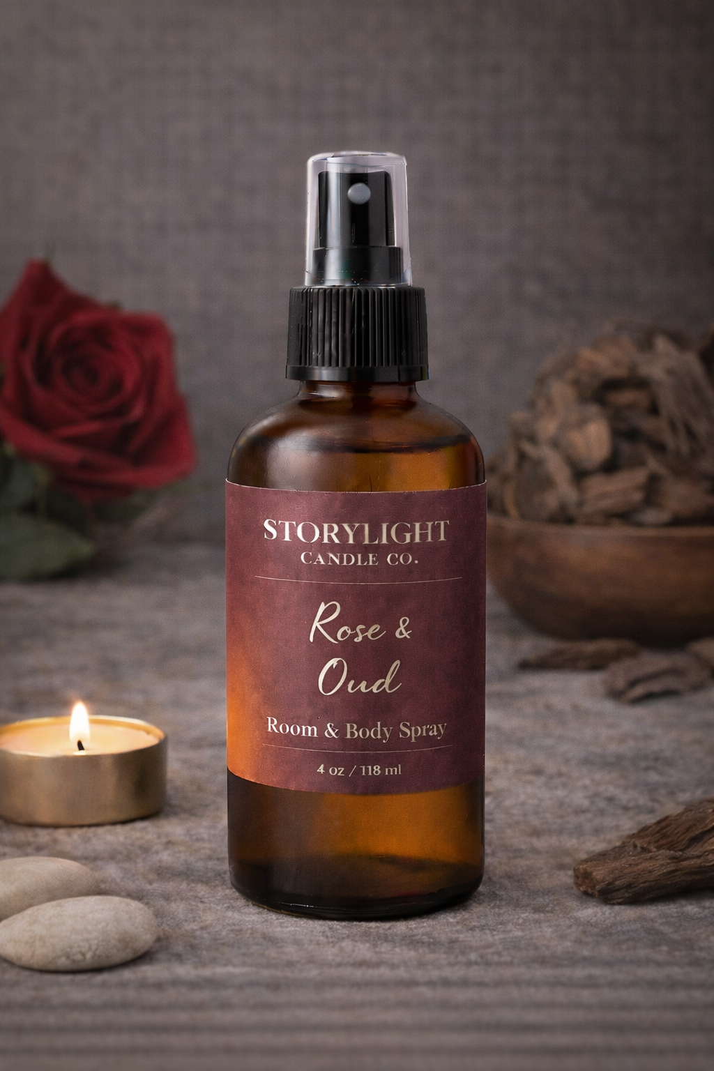 Rose and Oud - 4oz. - Premium Room and Body Spray