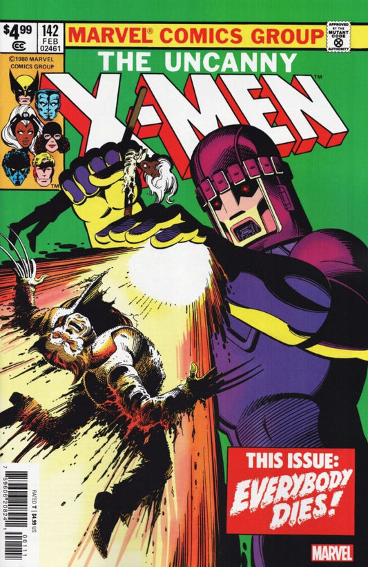 Uncanny X-Men, Vol. 1 #142 D - A BLACK 2 FACSIMILE