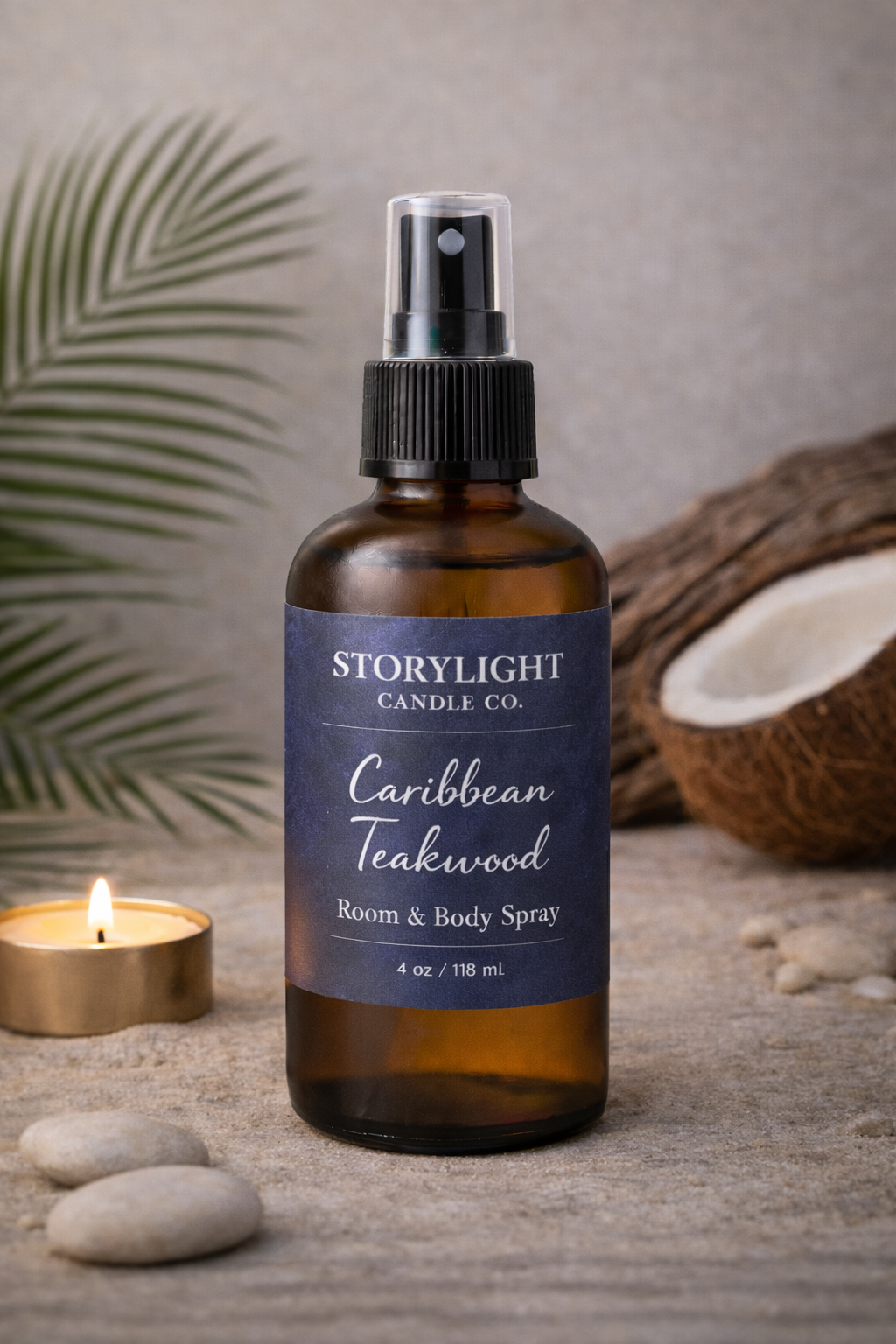 Caribbean Teakwood - 4oz. - Premium Room and Body Spray
