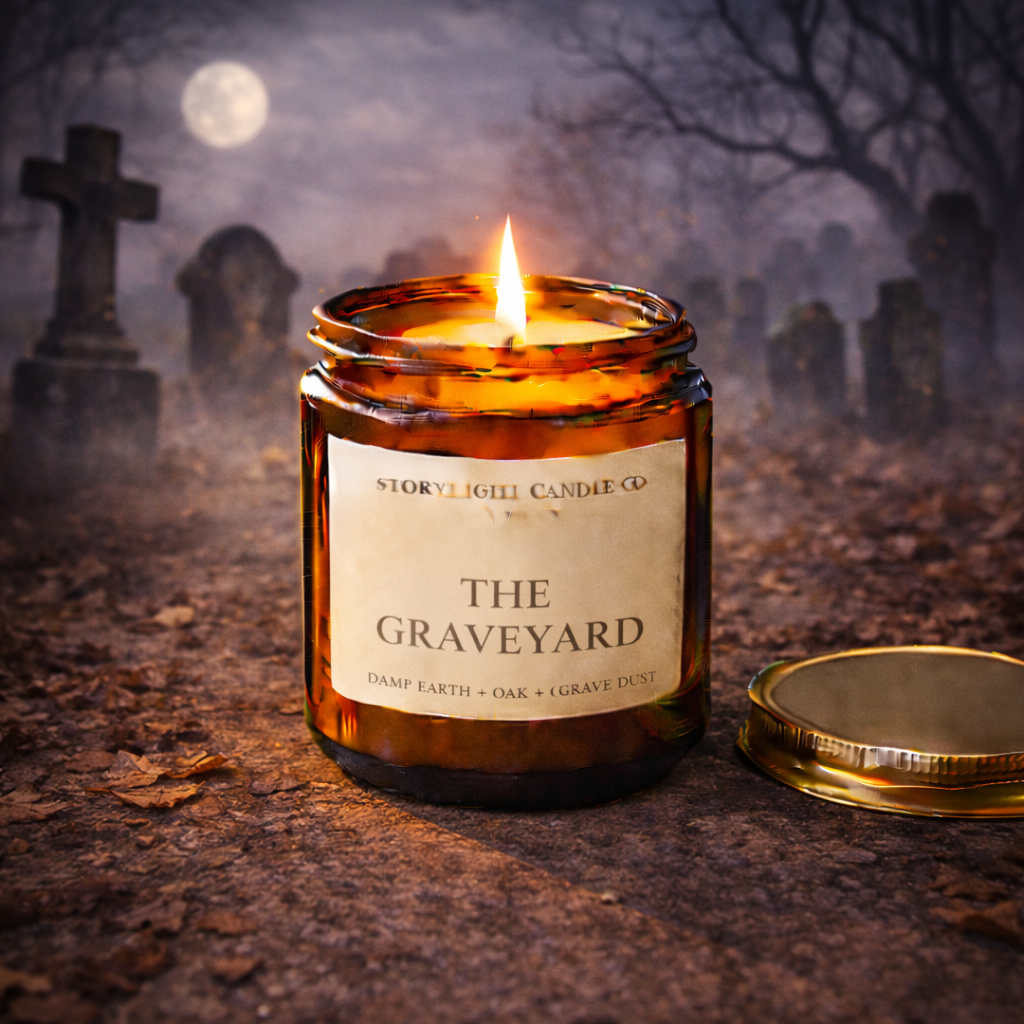 The Graveyard - Premium Coconut Apricot Wax Candle - Handmade Small Batch