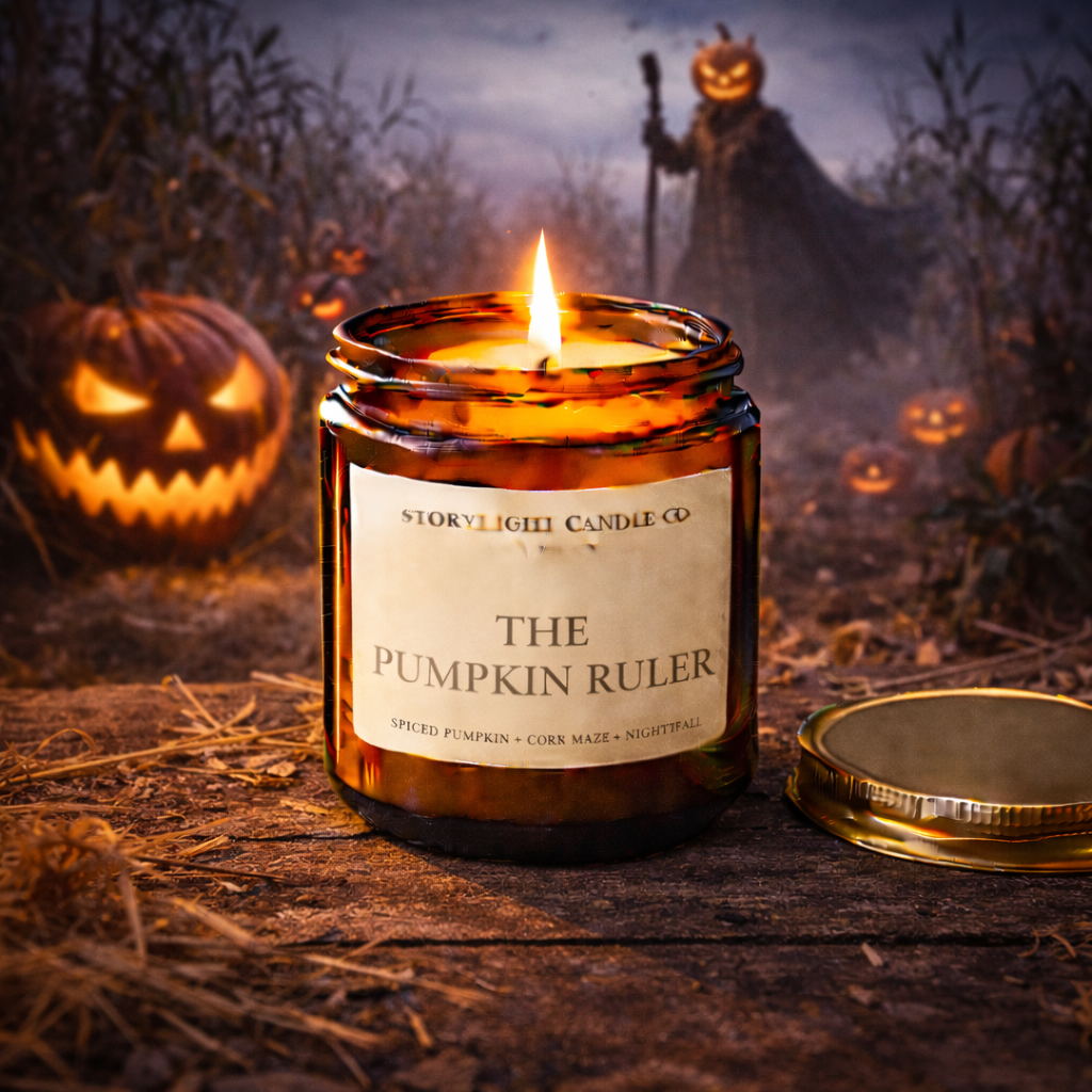 The Pumpkin Ruler - Premium Coconut Apricot Wax Candle - Handmade Small Batch