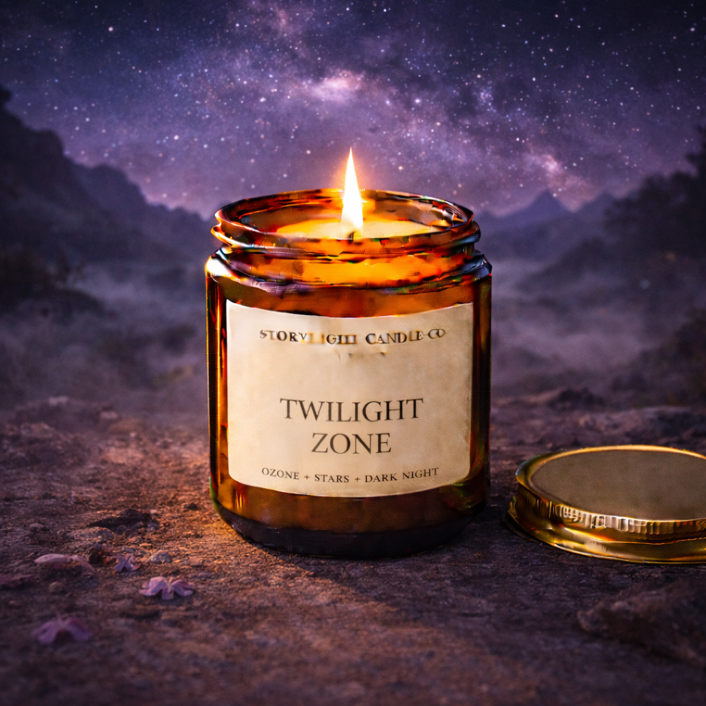 Twilight Zone - Premium Coconut Apricot Wax Candle - Handmade Small Batch